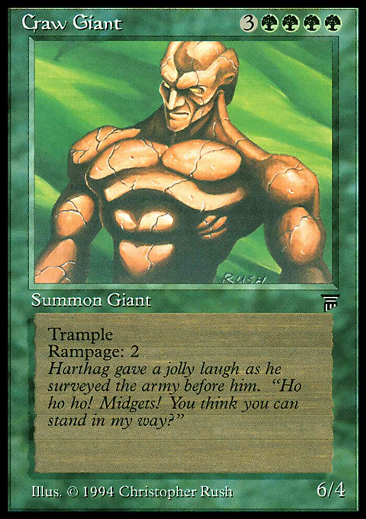 Craw Giant magic card front