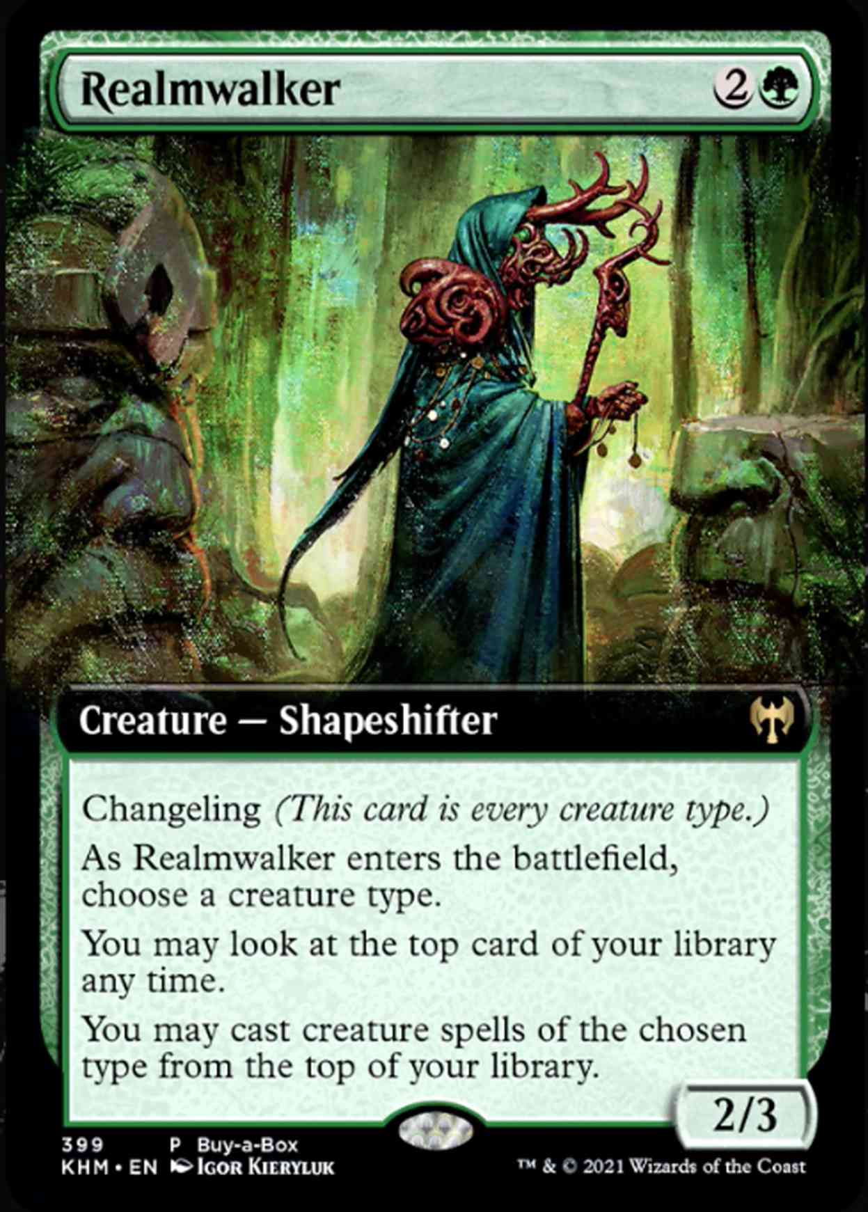 Realmwalker (Extended Art) magic card front