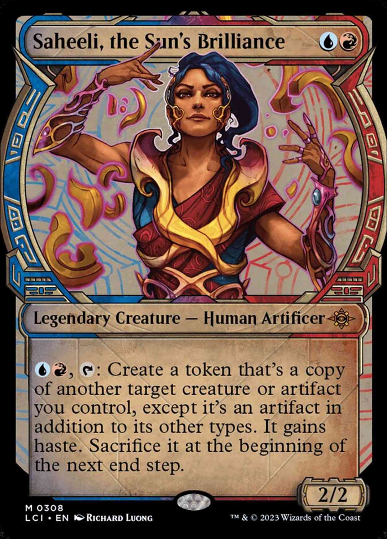 Saheeli, the Sun's Brilliance (Showcase) magic card front