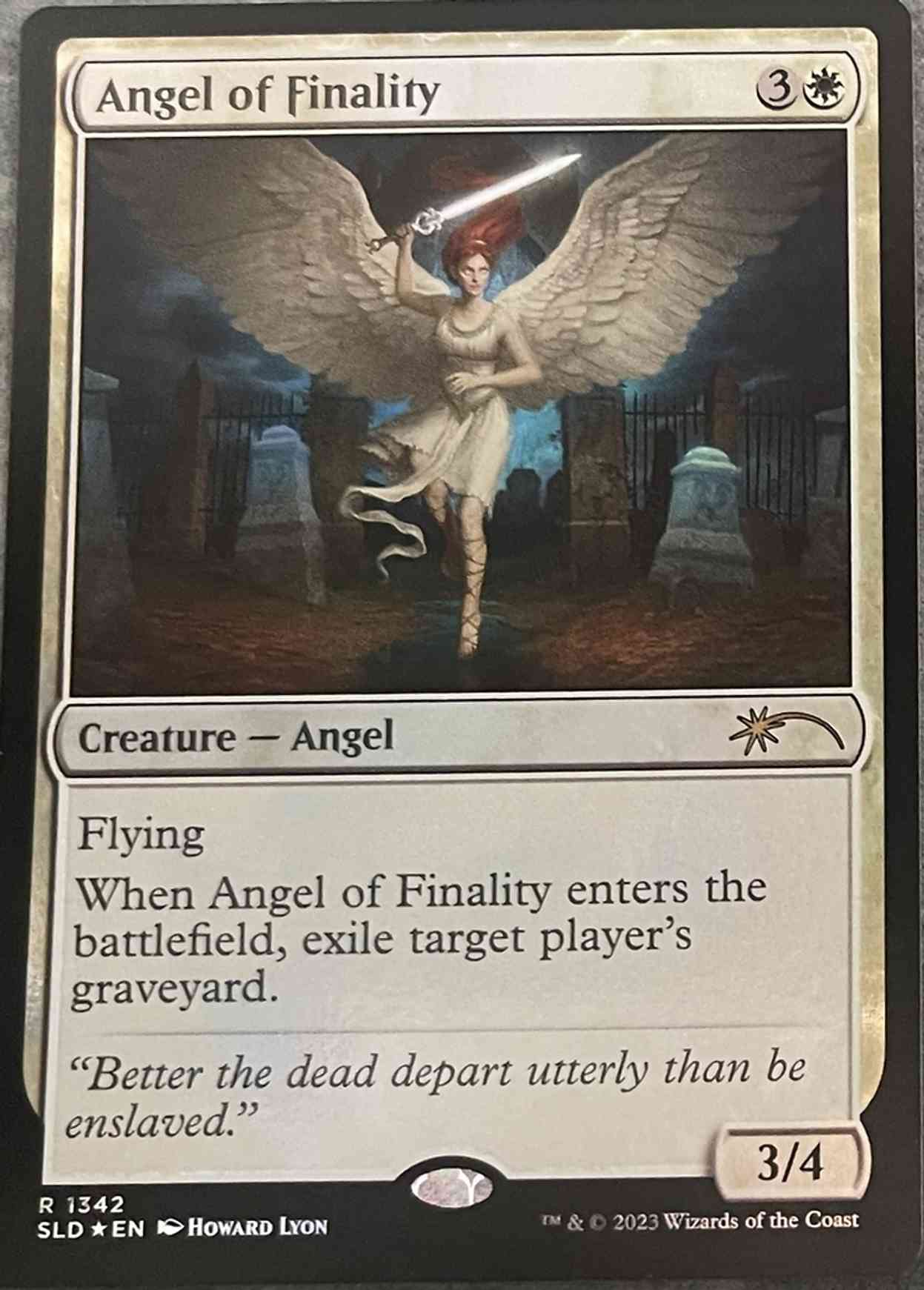 Angel of Finality magic card front