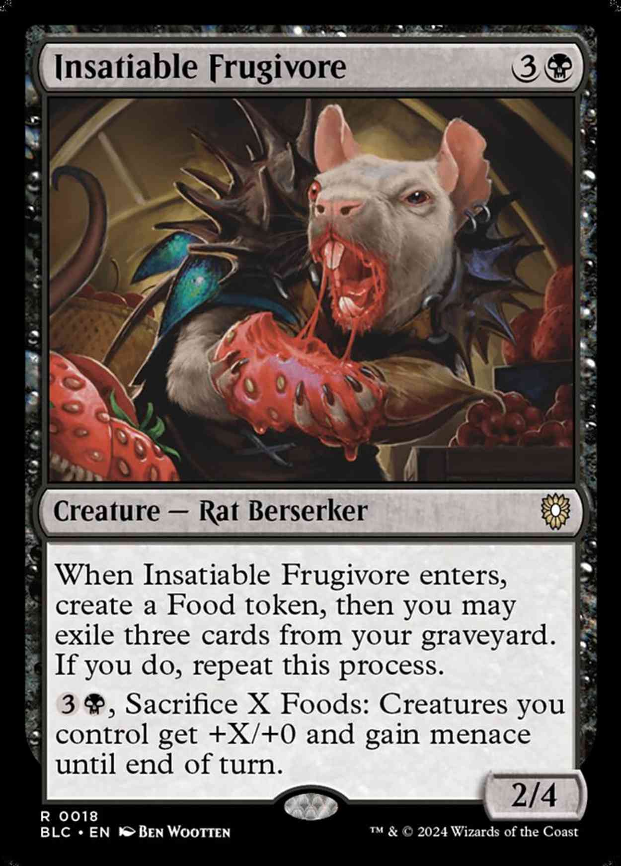 Insatiable Frugivore magic card front