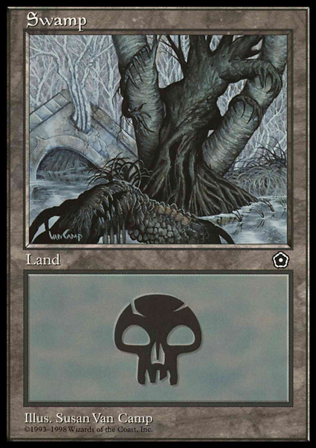 Swamp (163) magic card front