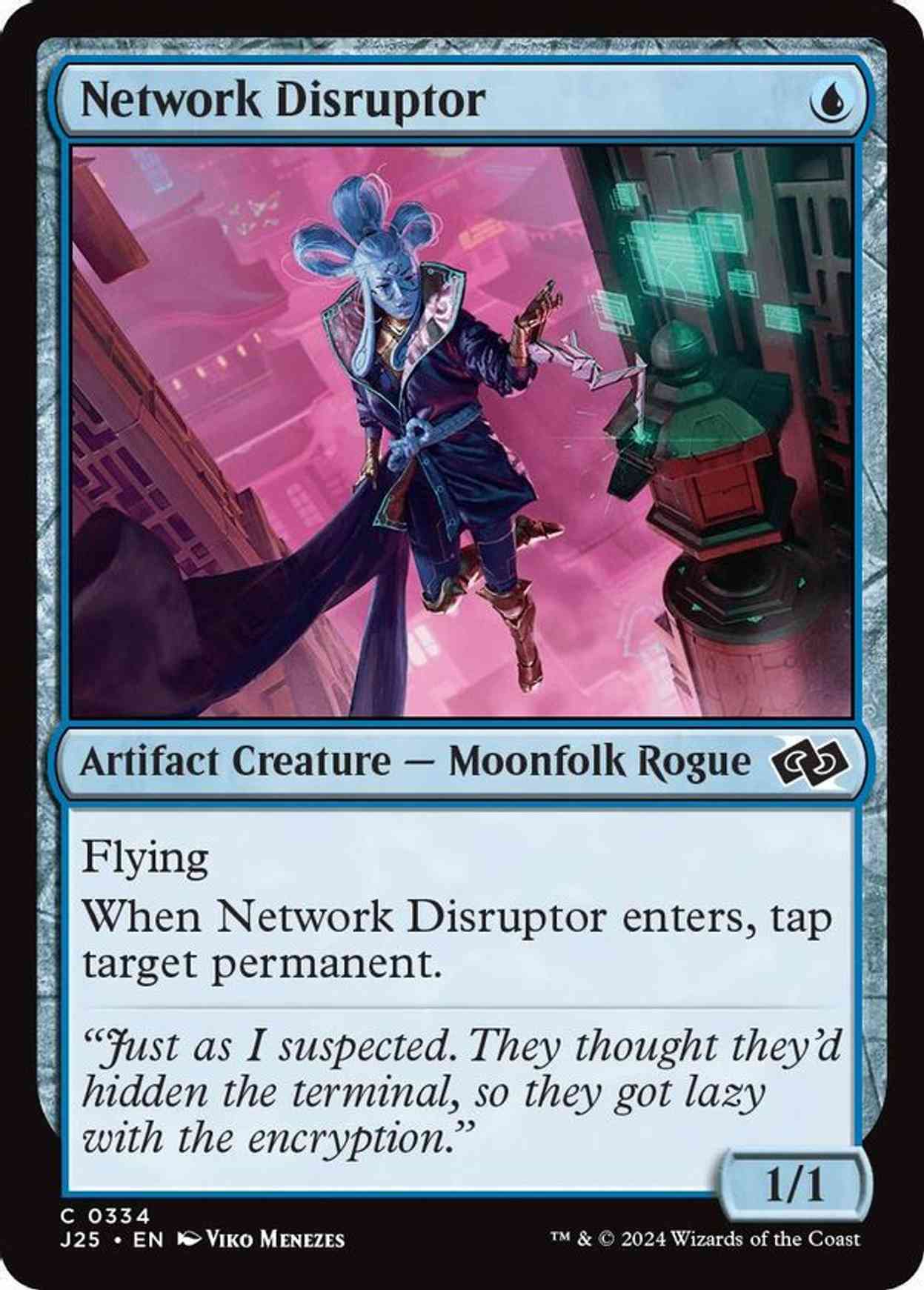 Network Disruptor magic card front