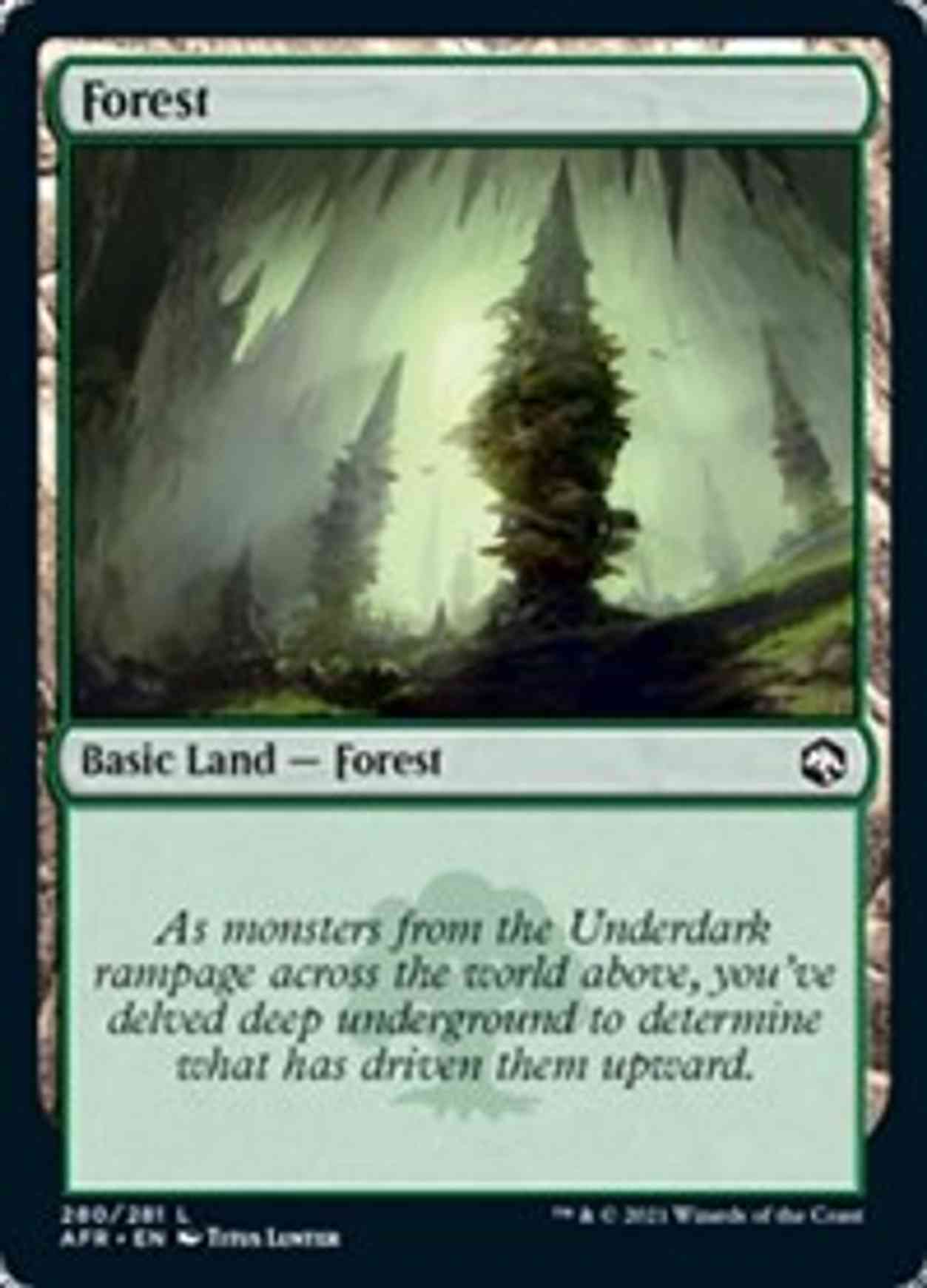 Forest (280) magic card front
