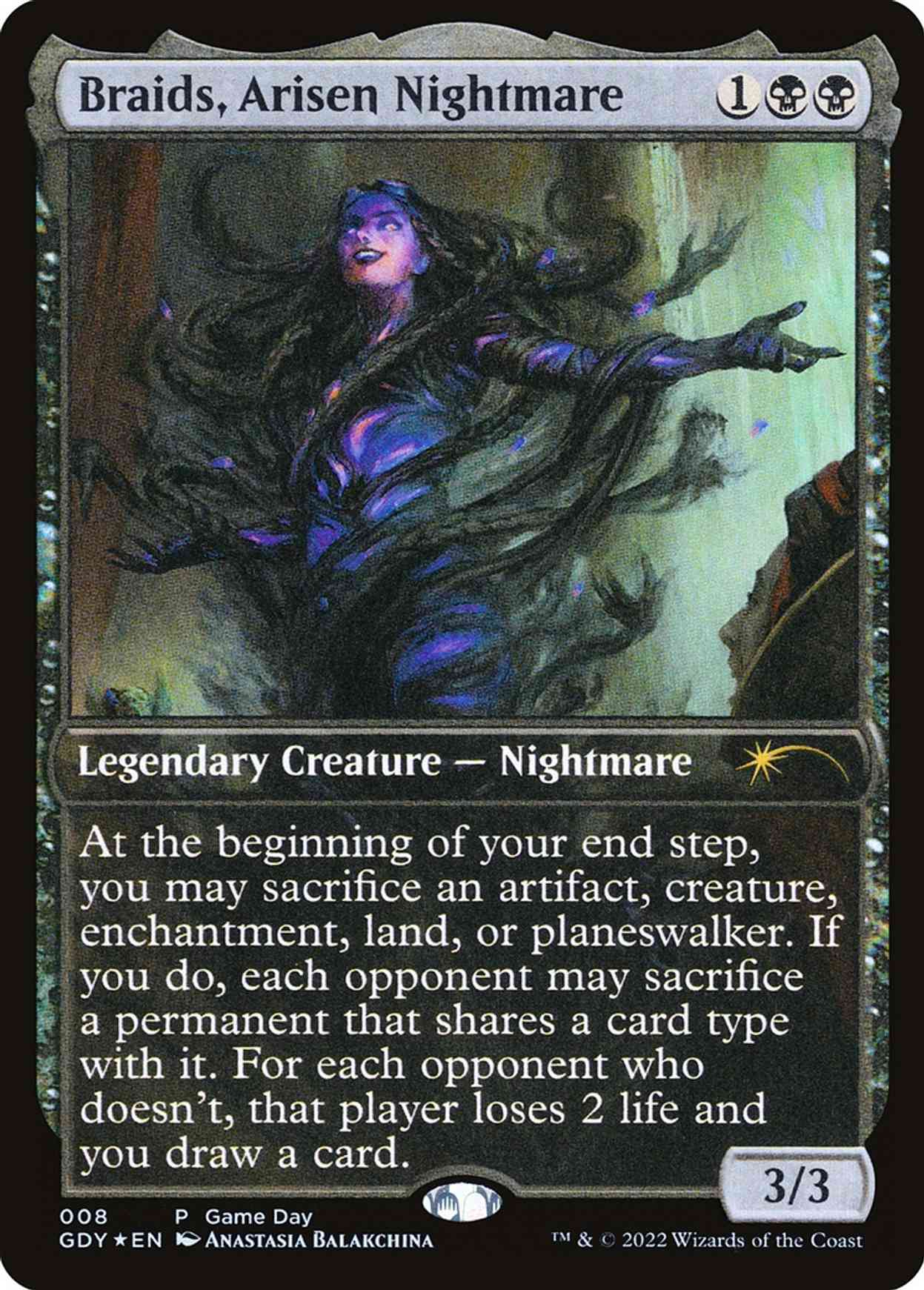 Braids, Arisen Nightmare magic card front