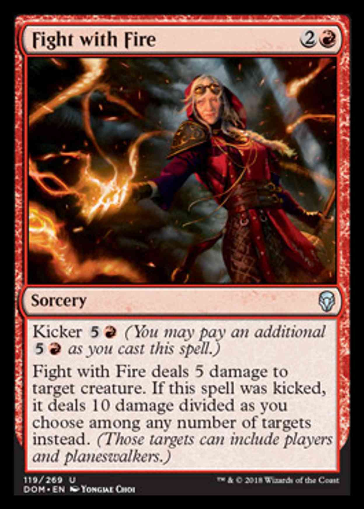 Fight with Fire magic card front