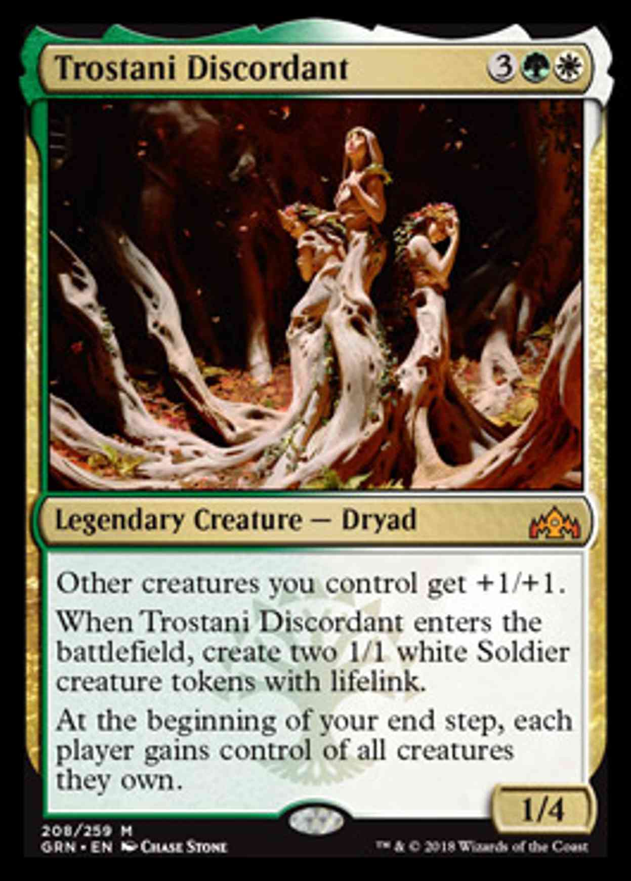 Trostani Discordant magic card front