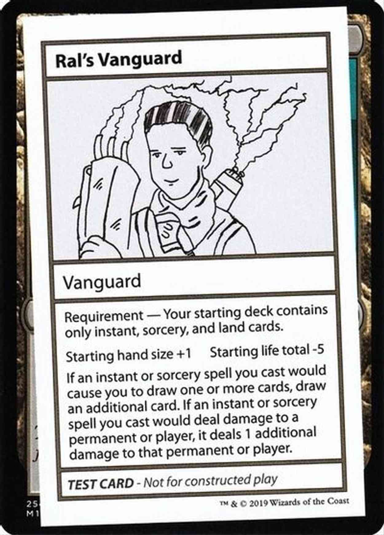 Ral's Vanguard (No PW Symbol) magic card front