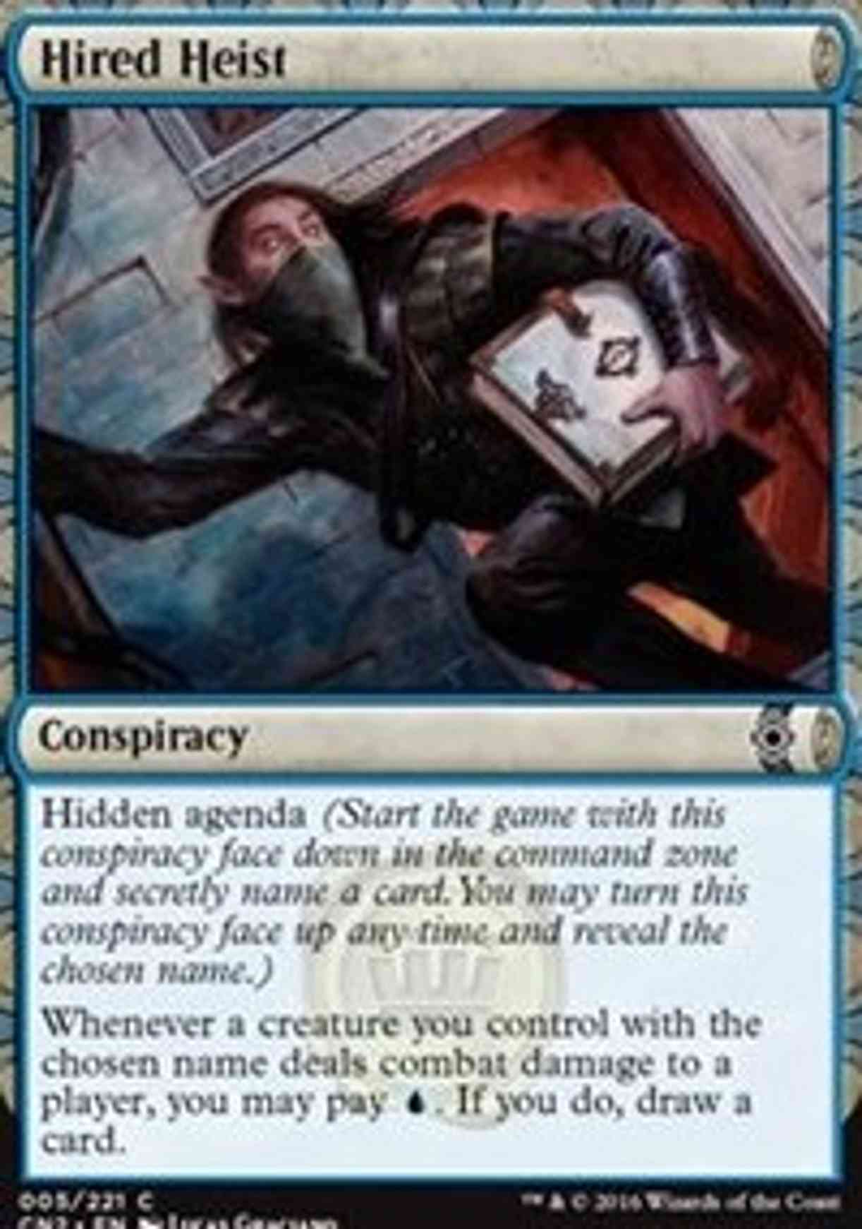 Hired Heist magic card front