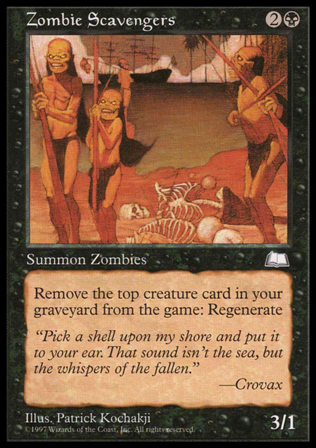 Zombie Scavengers magic card front