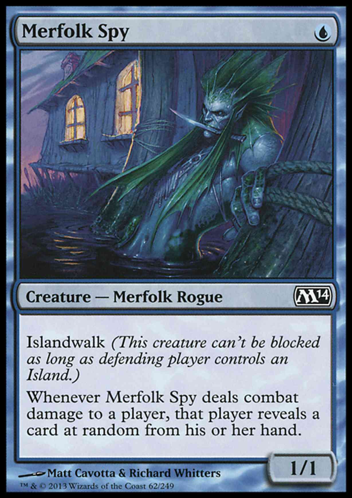 Merfolk Spy magic card front