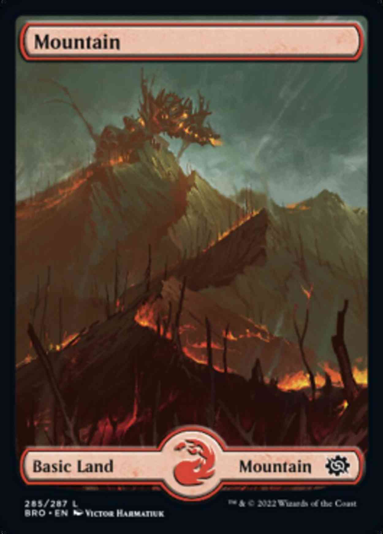 Mountain (285) - Full Art magic card front