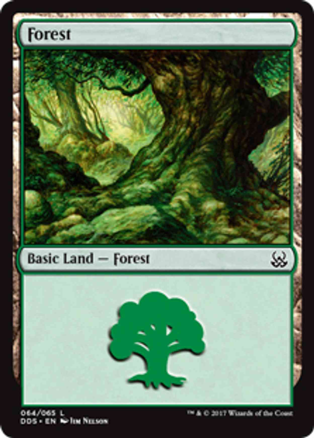 Forest (64) magic card front