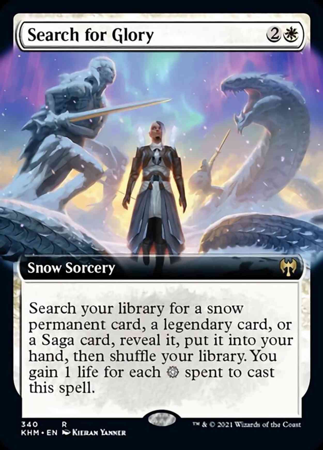 Search for Glory (Extended Art) magic card front