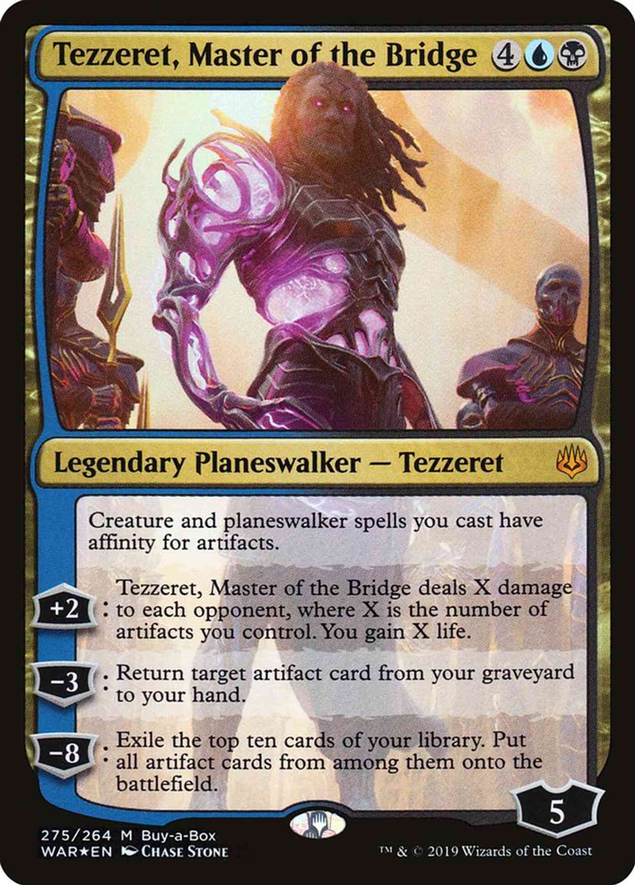 Tezzeret, Master of the Bridge magic card front