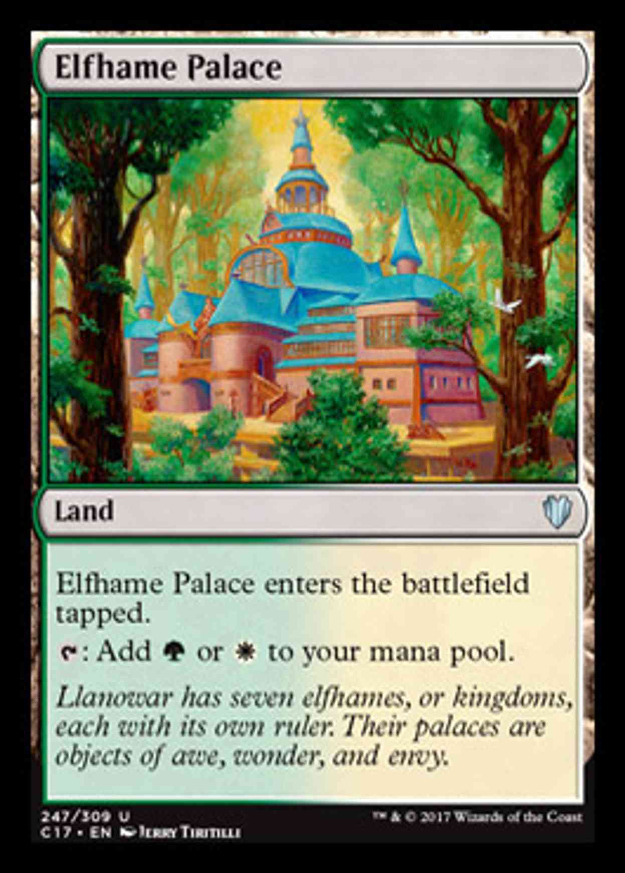 Elfhame Palace magic card front