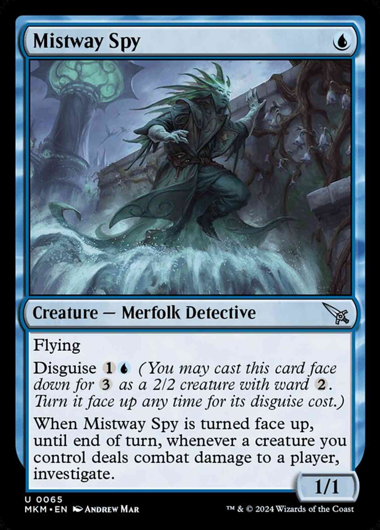 Mistway Spy magic card front