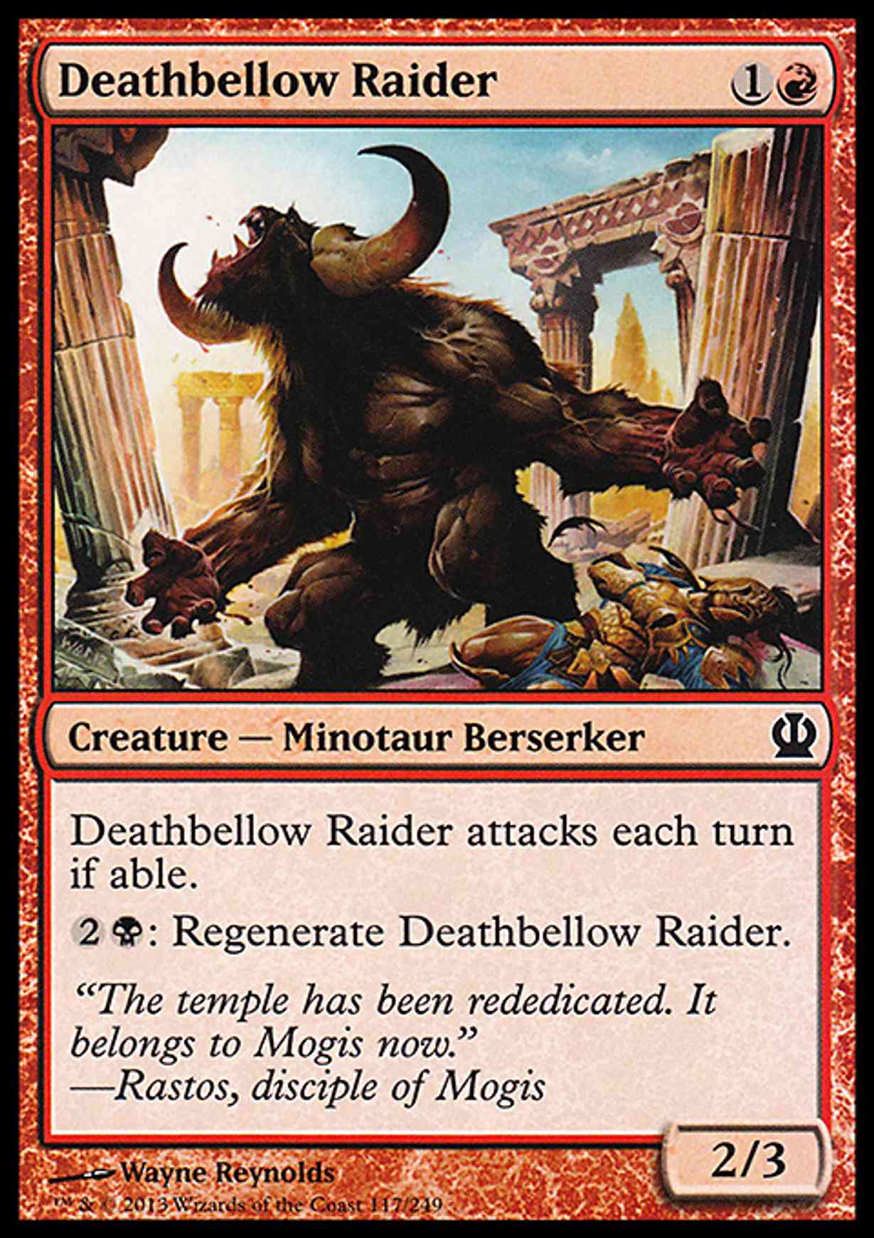 Deathbellow Raider magic card front