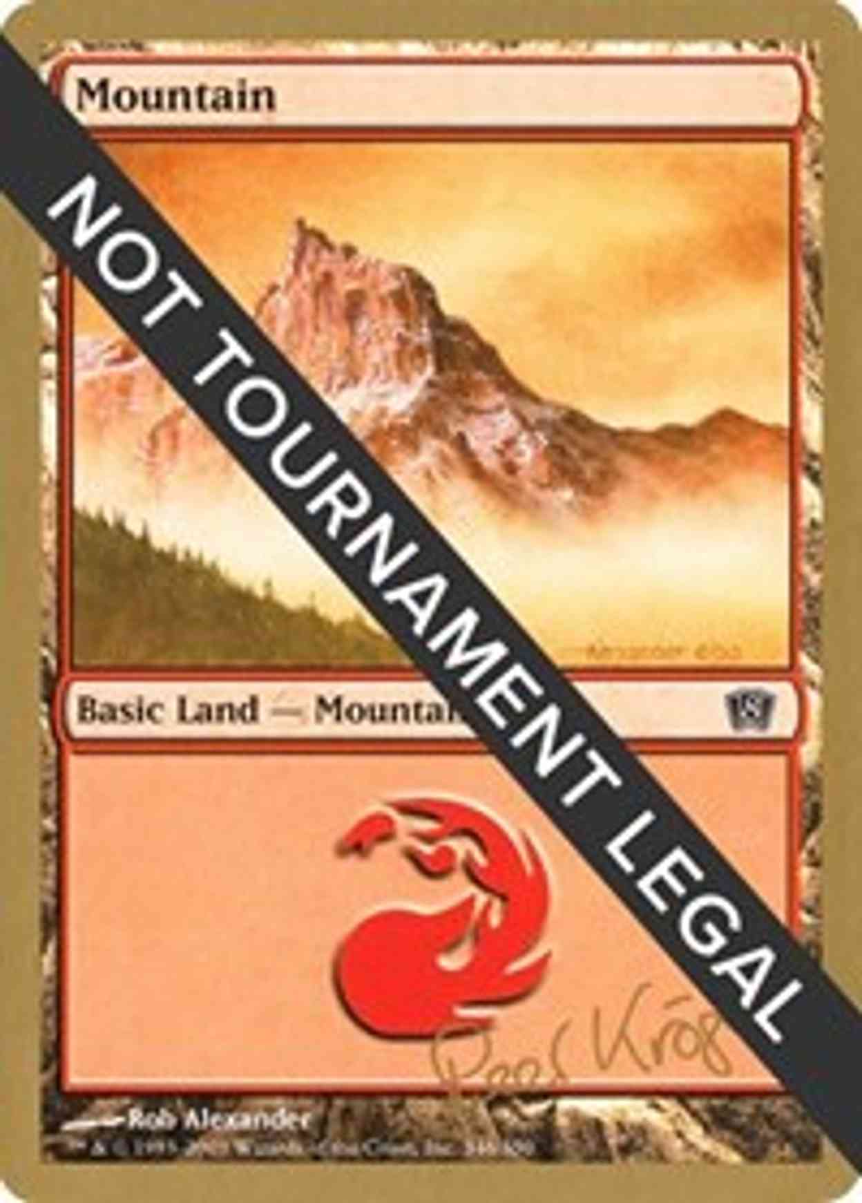 Mountain (346) - 2003 Peer Kroger (8ED) magic card front