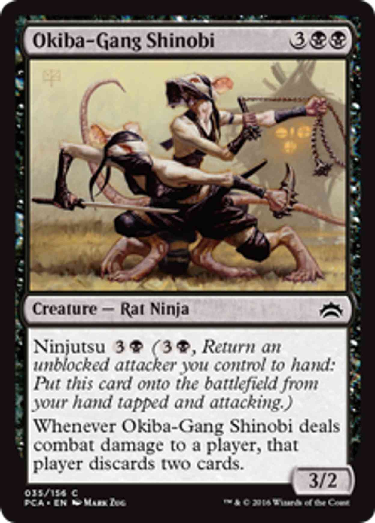Okiba-Gang Shinobi magic card front
