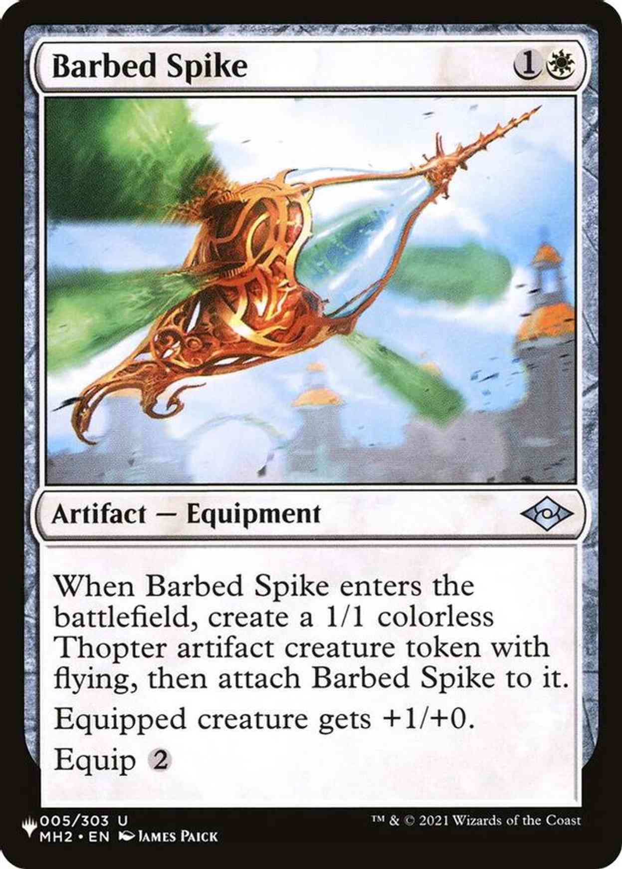 Barbed Spike magic card front