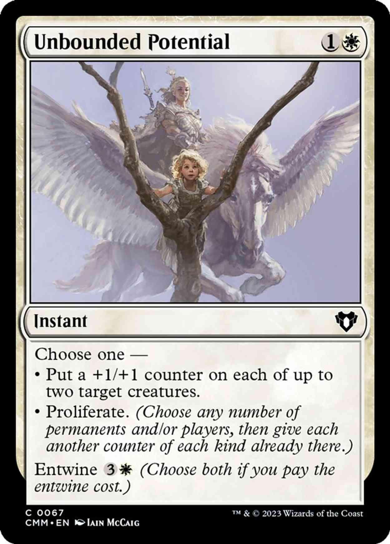 Unbounded Potential magic card front