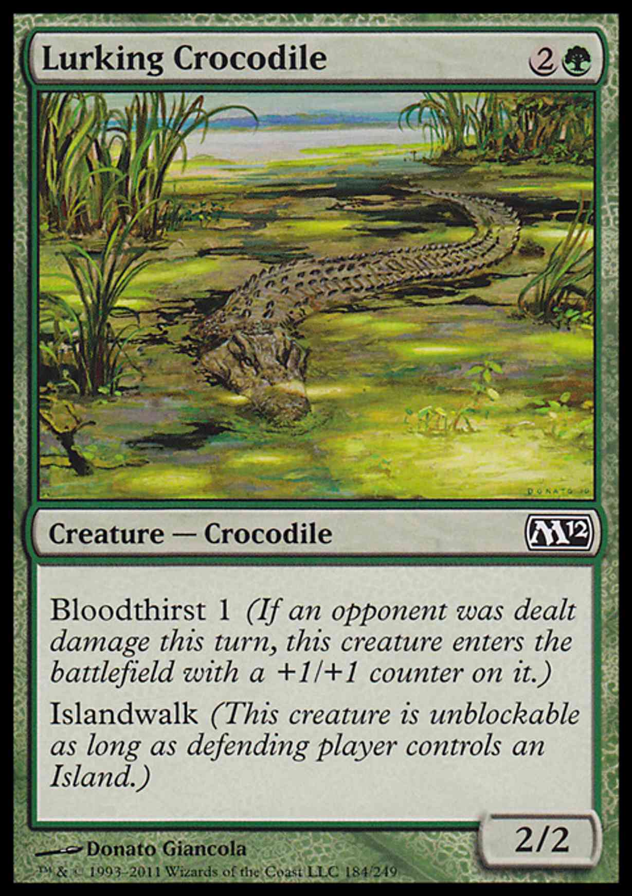 Lurking Crocodile magic card front
