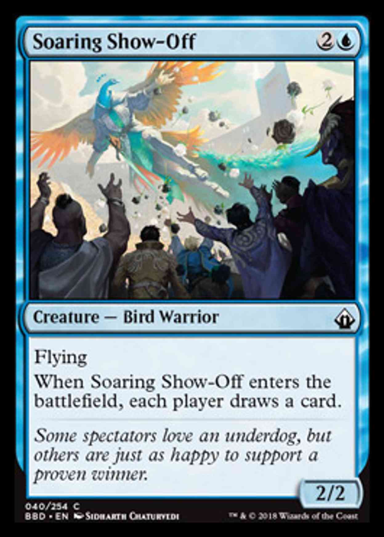 Soaring Show-Off magic card front