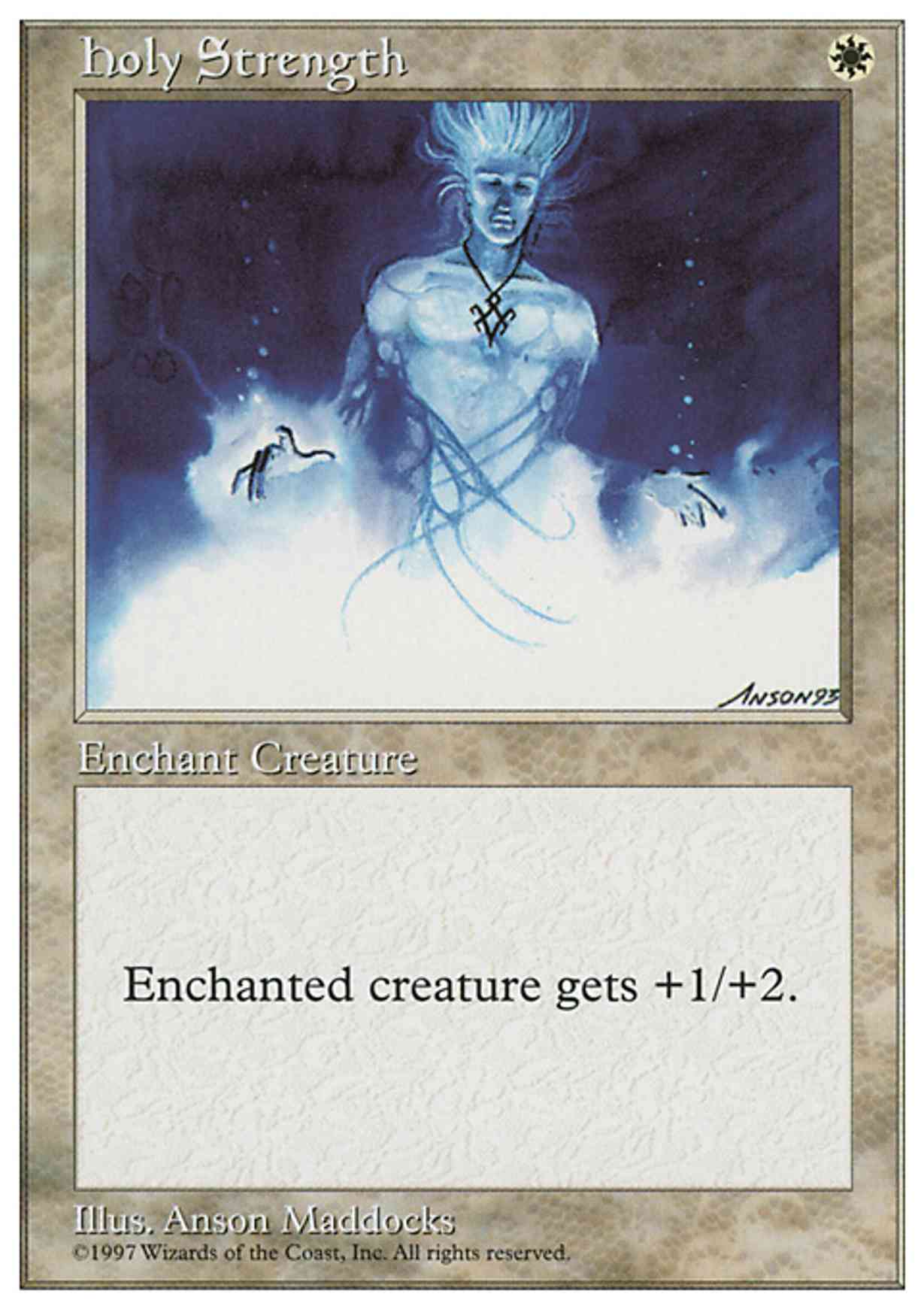 Holy Strength magic card front