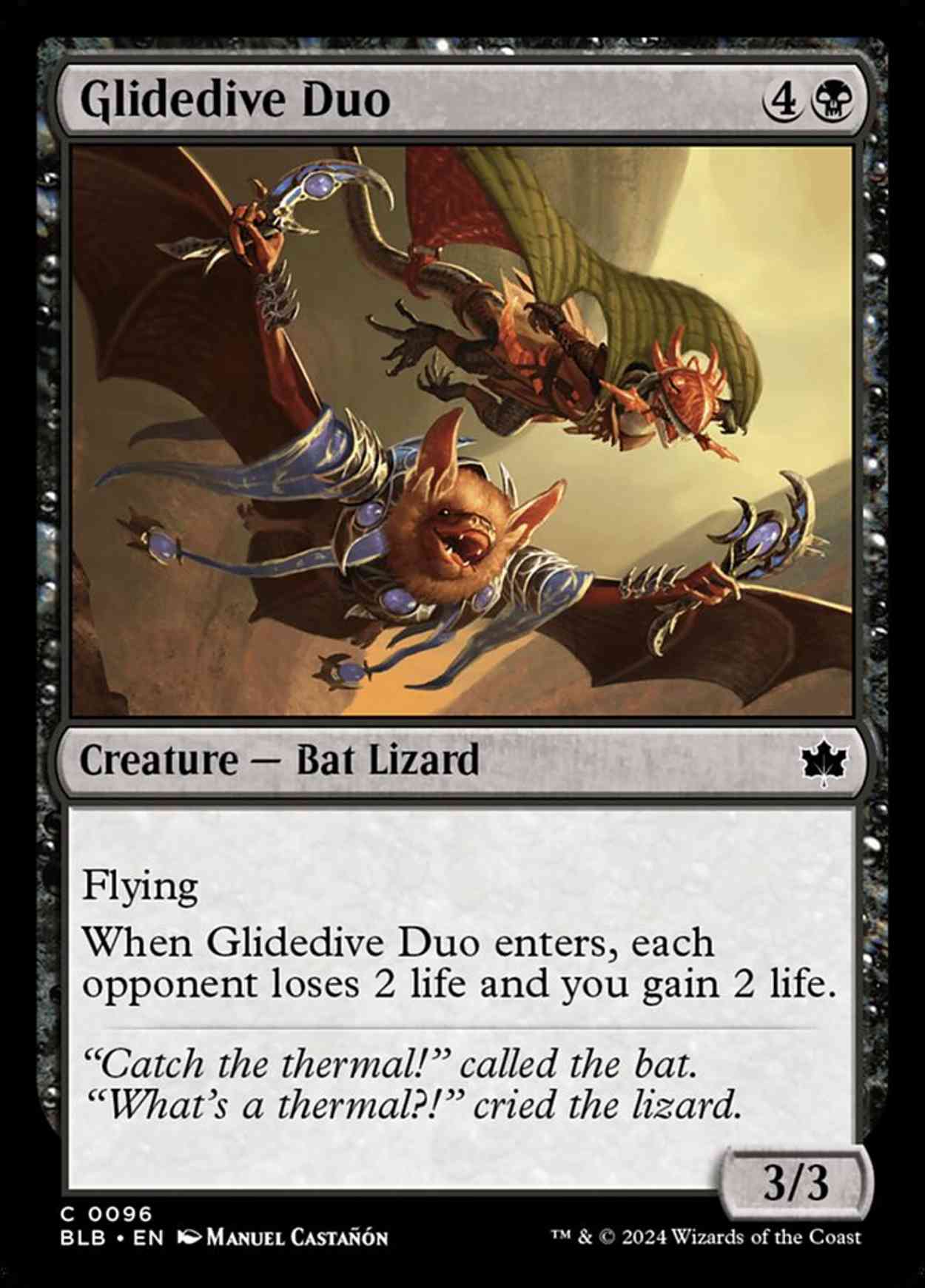 Glidedive Duo magic card front