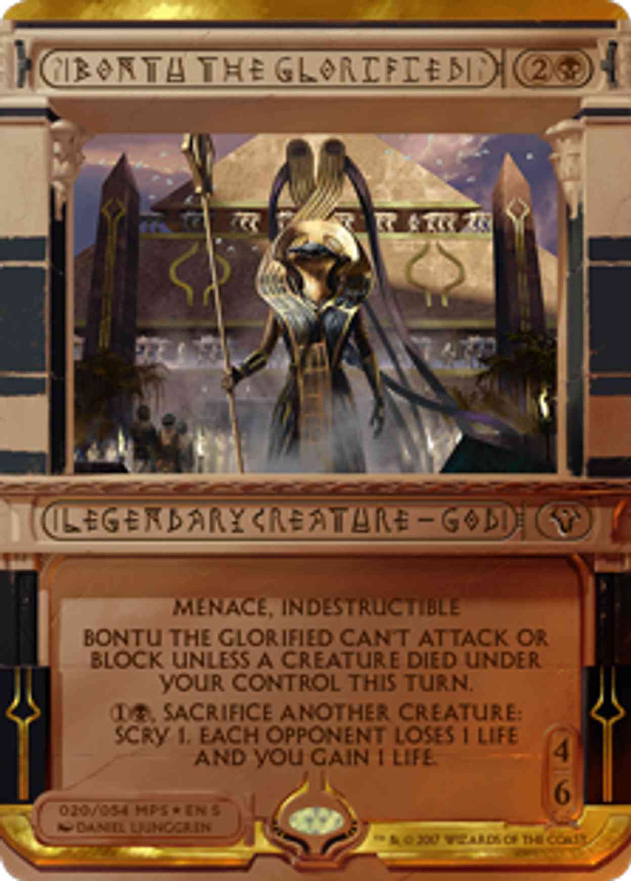 Bontu the Glorified magic card front