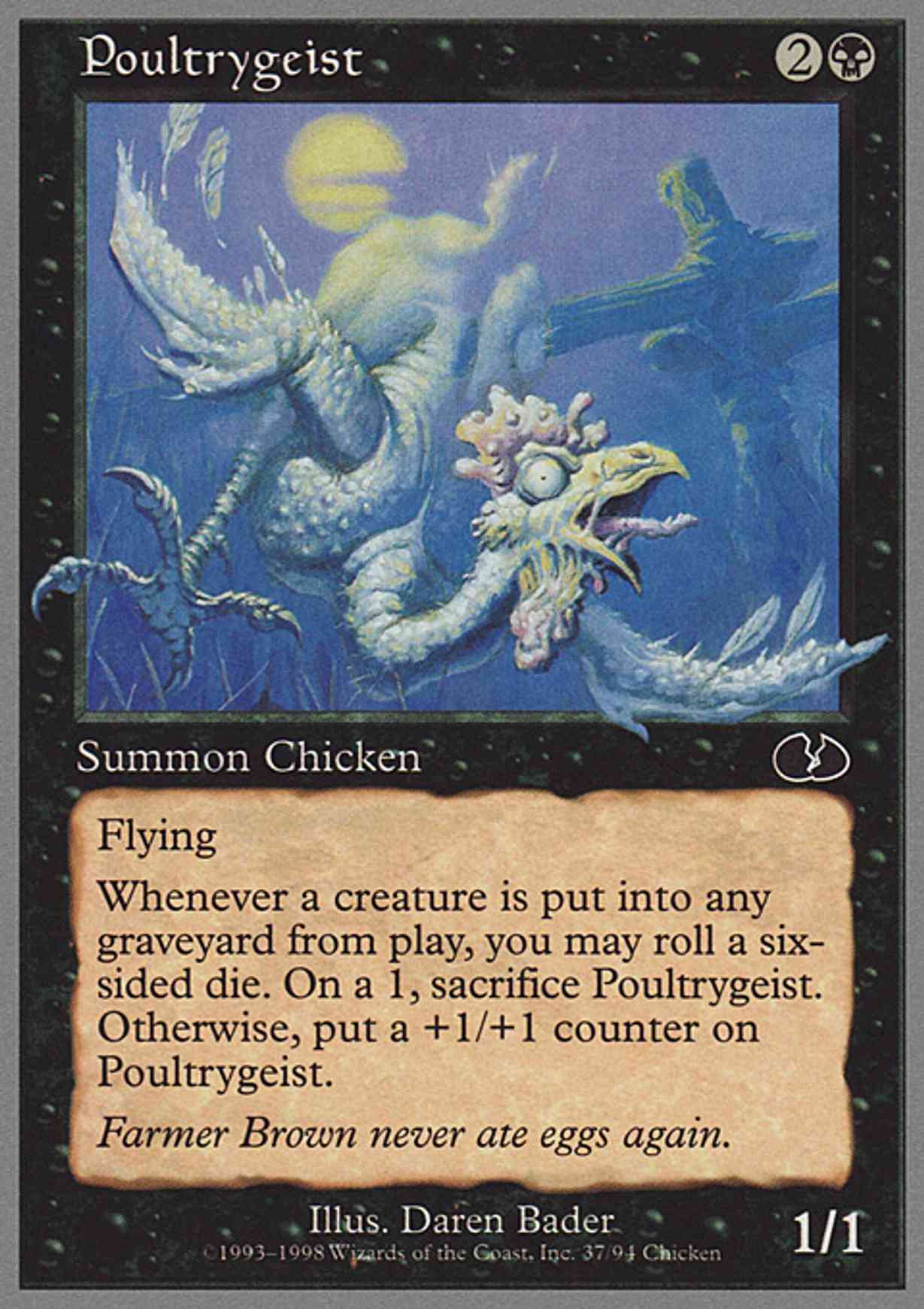 Poultrygeist magic card front