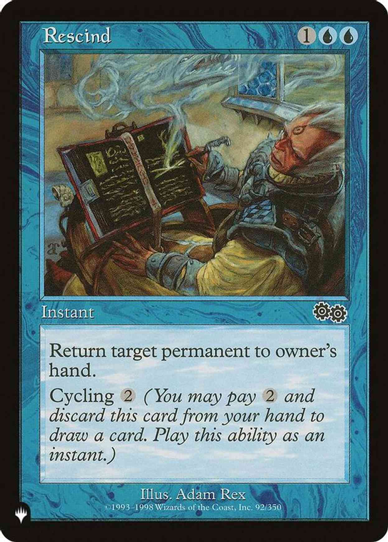 Rescind magic card front