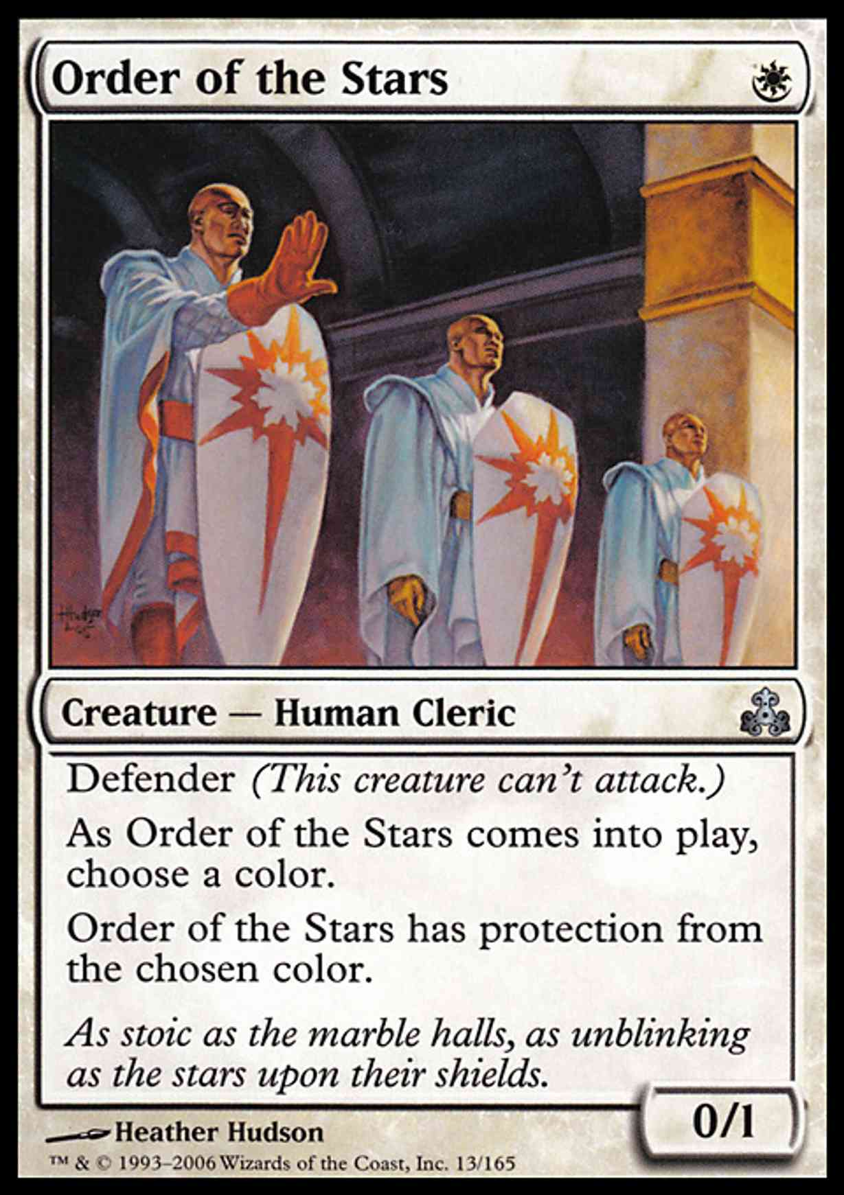 Order of the Stars magic card front