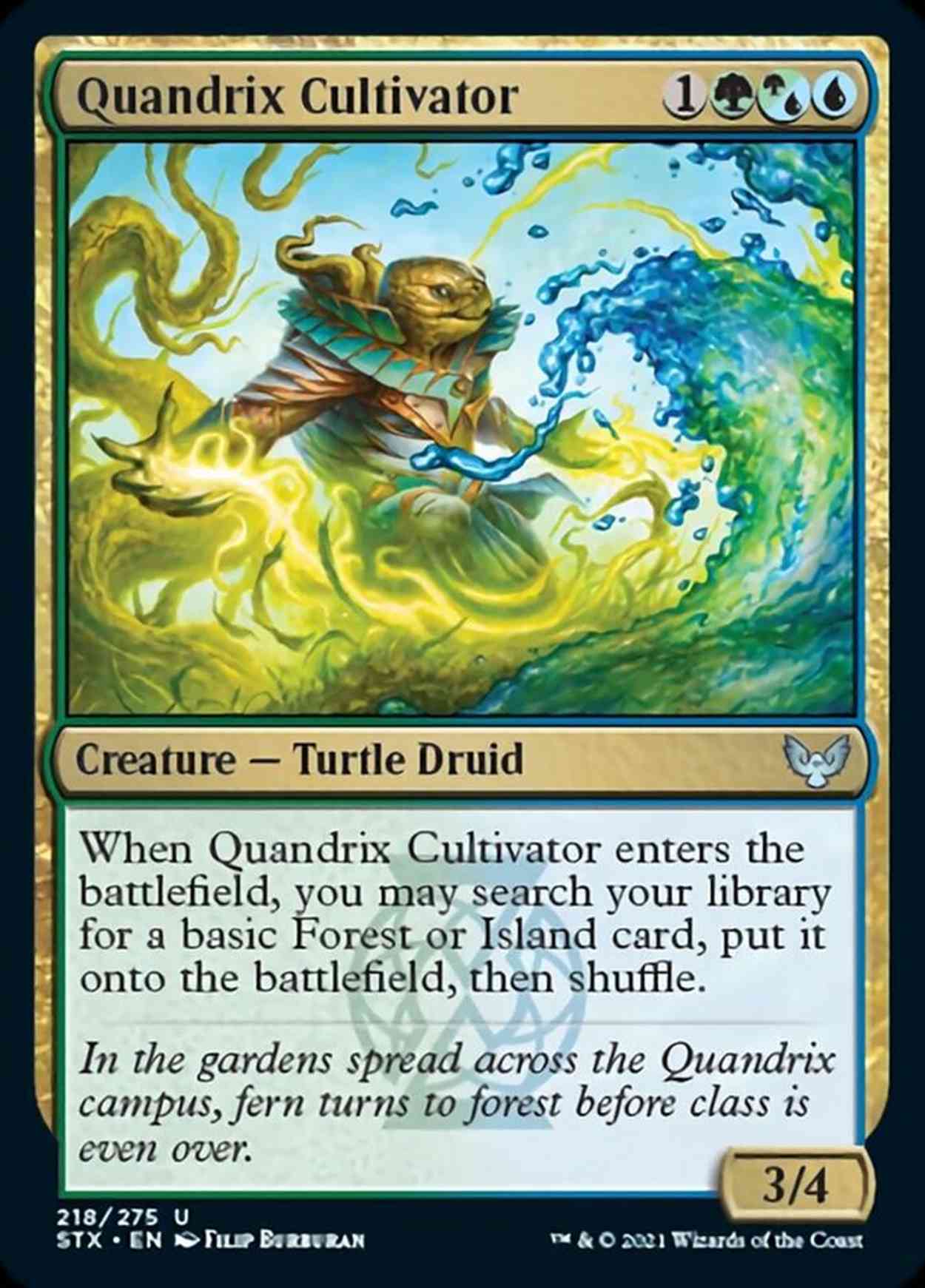 Quandrix Cultivator magic card front