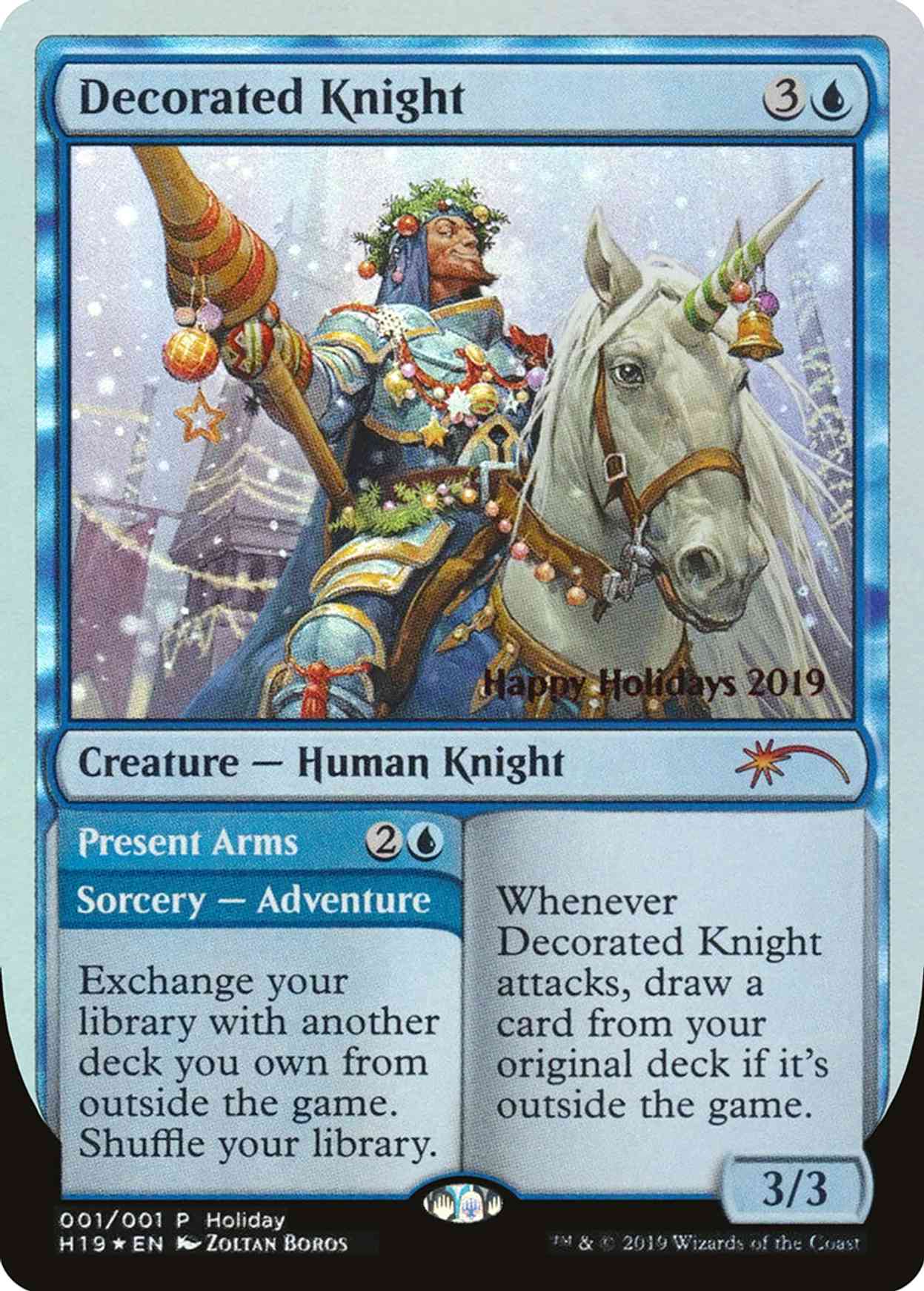 Decorated Knight magic card front