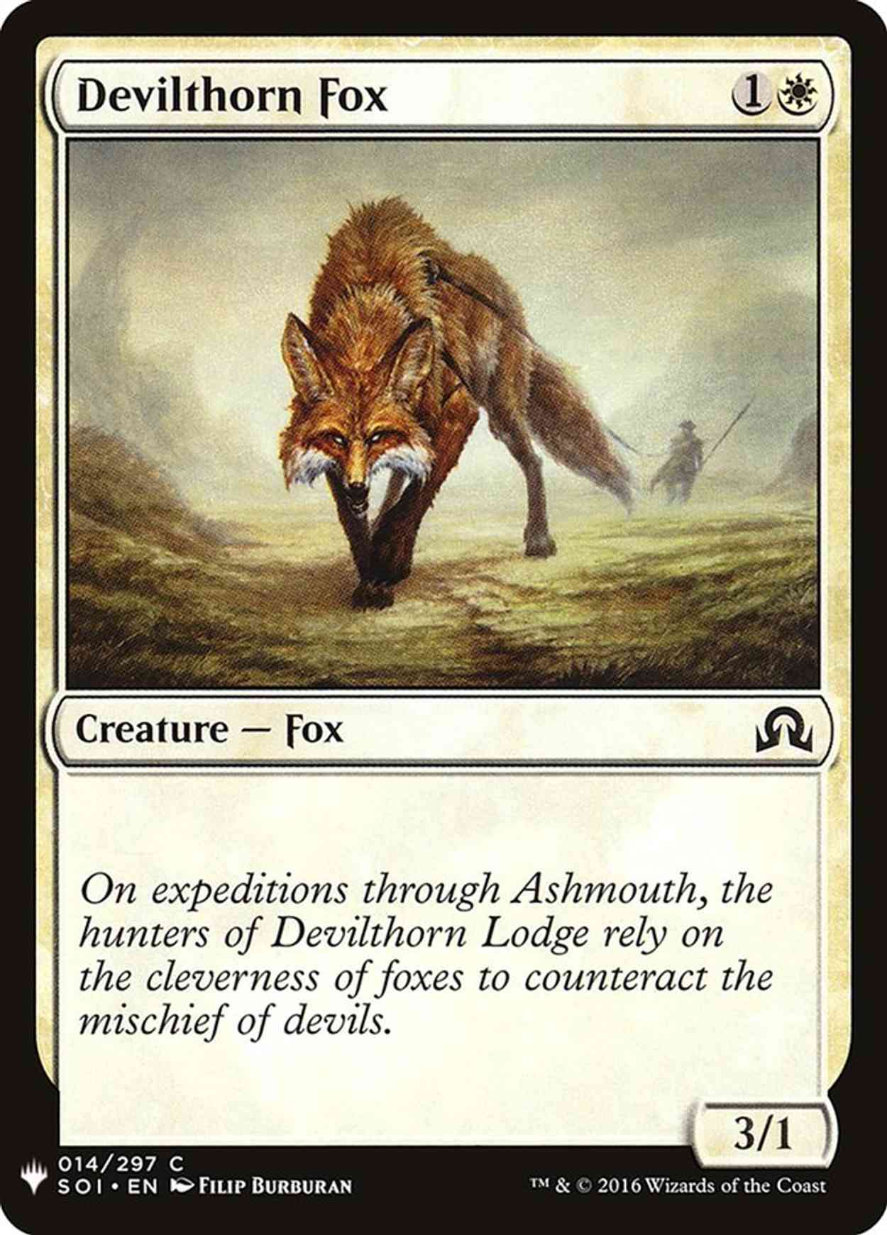 Devilthorn Fox magic card front