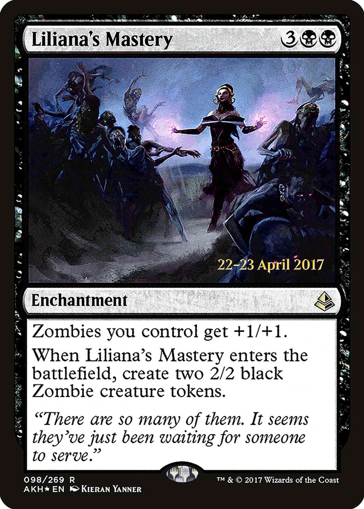 Liliana's Mastery magic card front