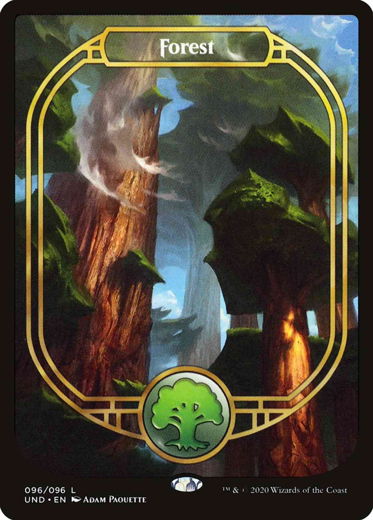 Forest (Full Art) magic card front
