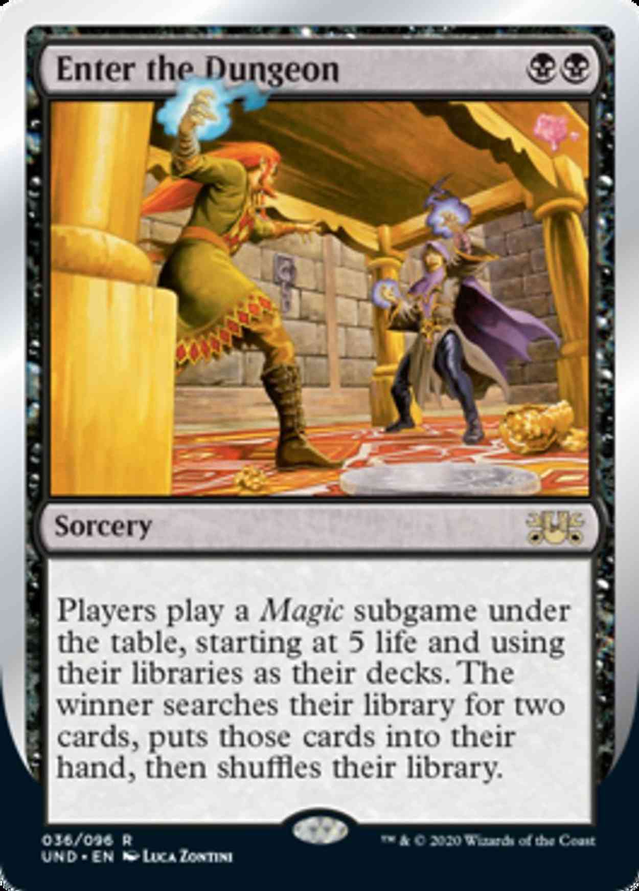 Enter the Dungeon magic card front