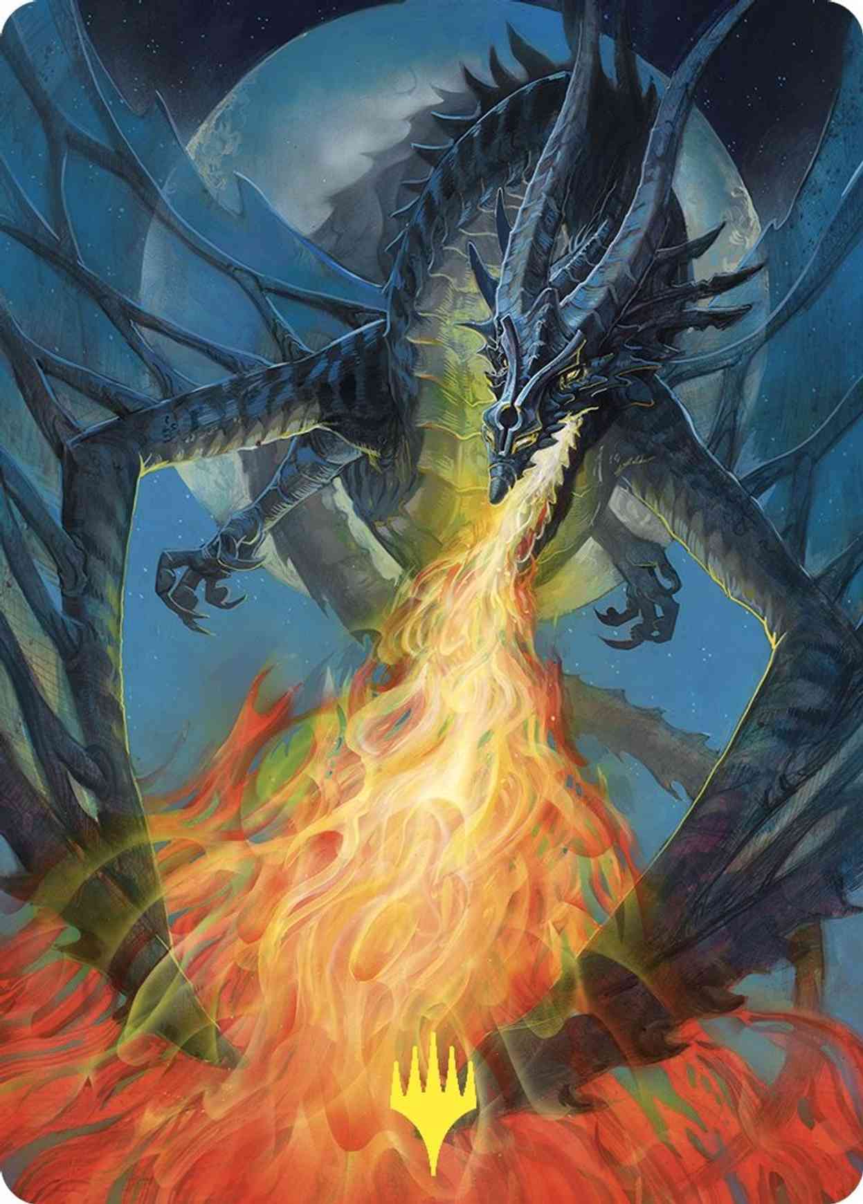 Balefire Dragon Art Card (Gold-Stamped) magic card front