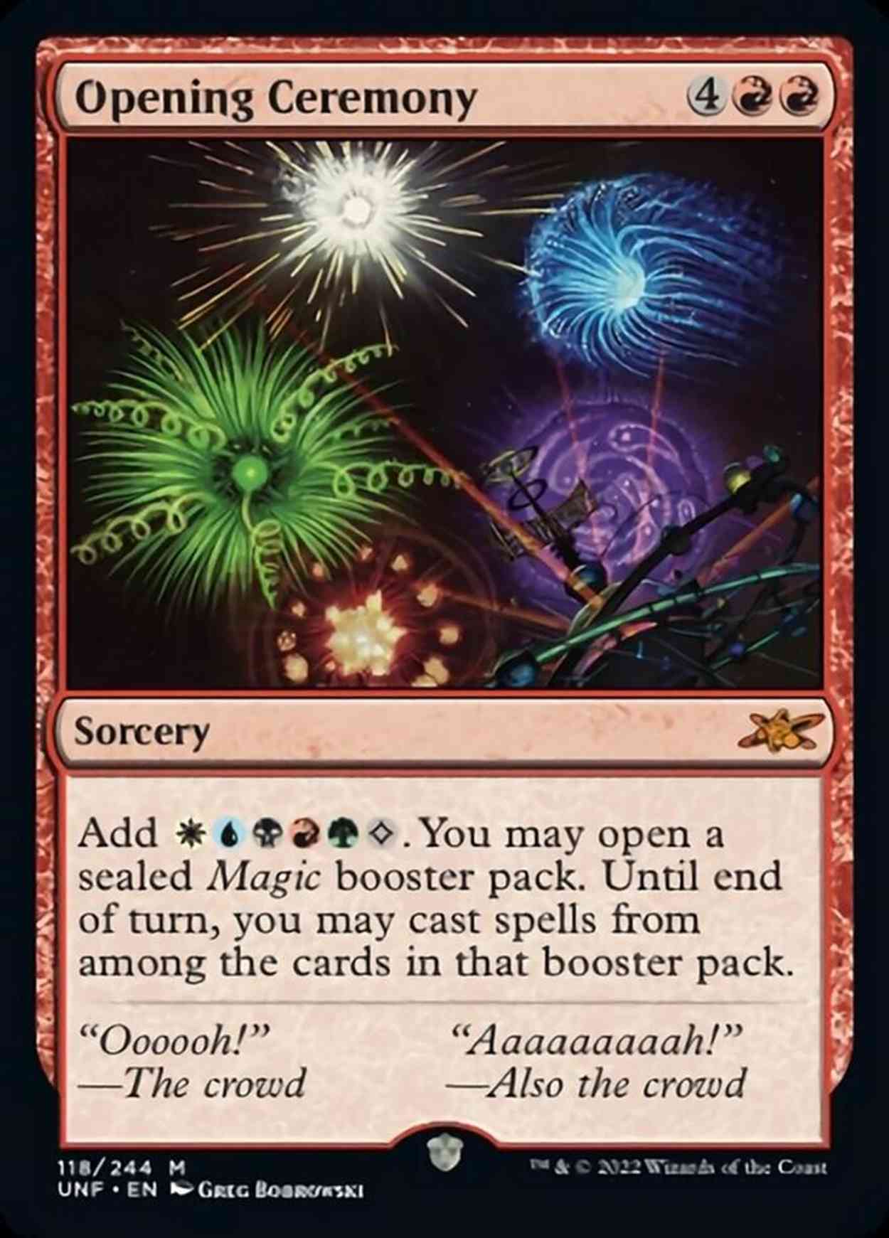 Opening Ceremony magic card front
