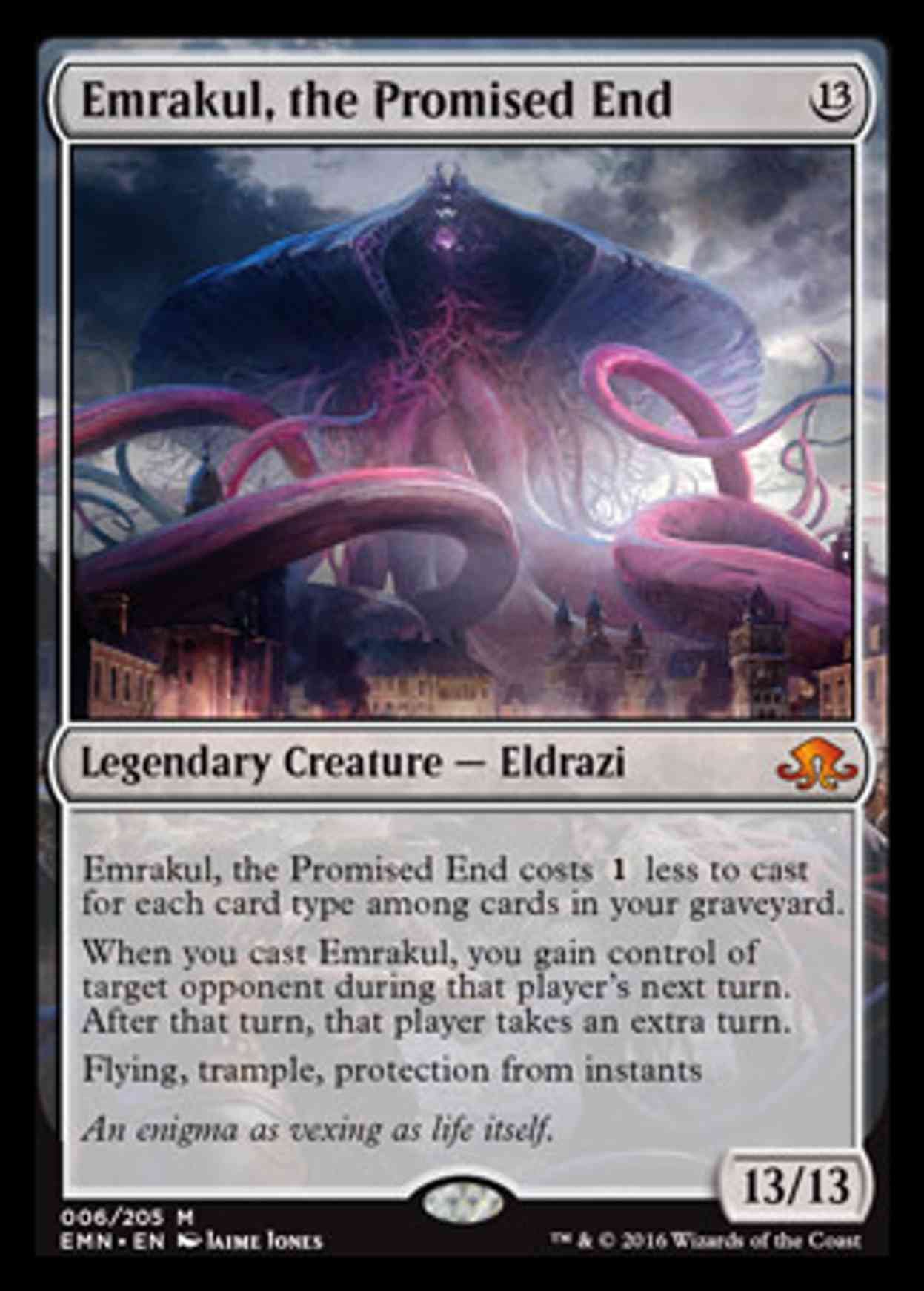 Emrakul, the Promised End magic card front