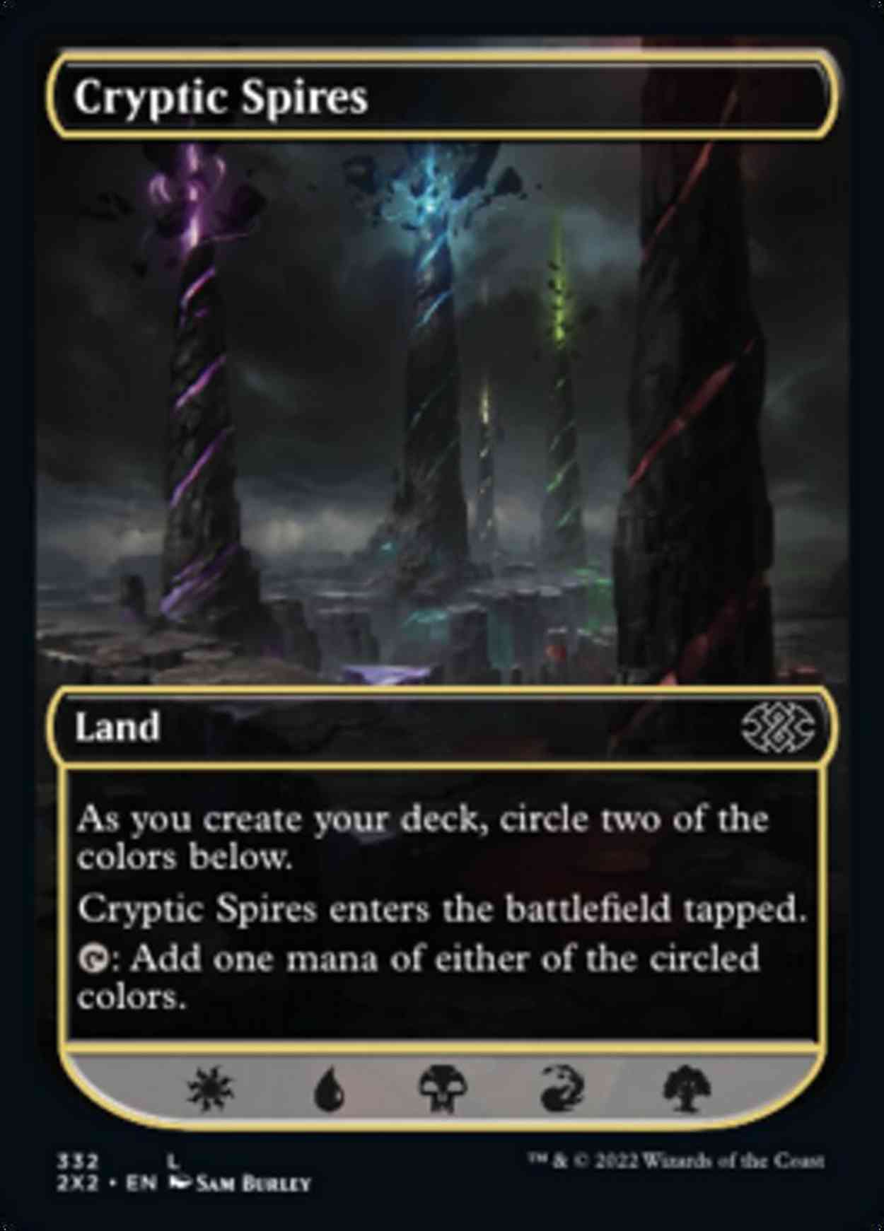 Cryptic Spires magic card front