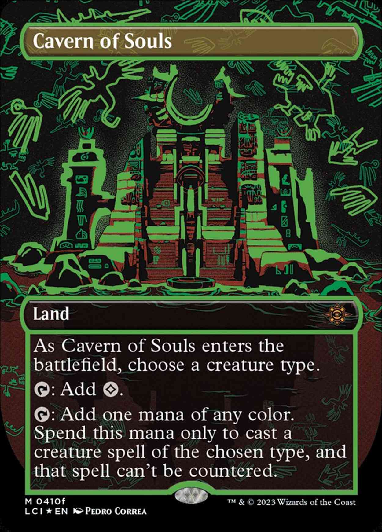 Cavern of Souls (0410f) (Borderless) magic card front