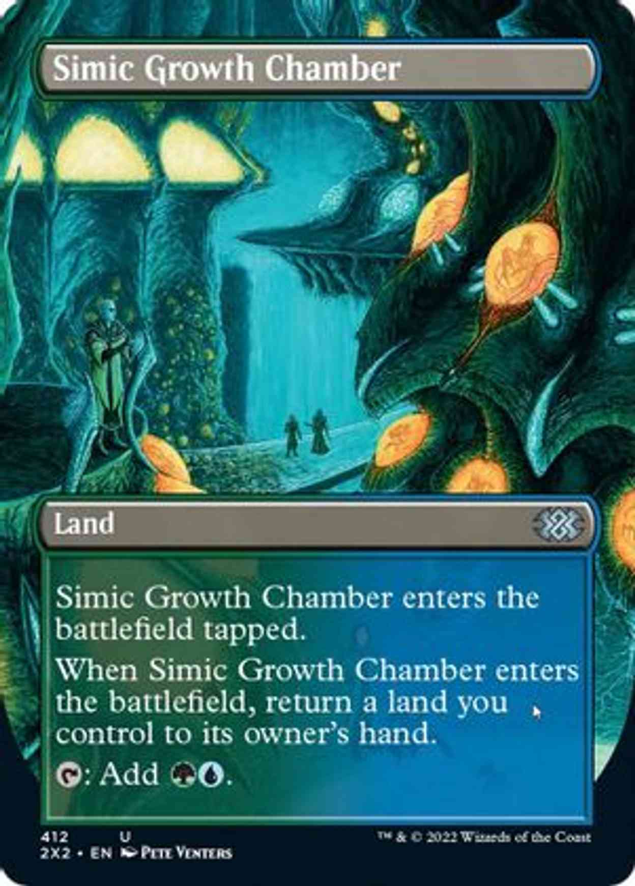 Simic Growth Chamber (Borderless) magic card front
