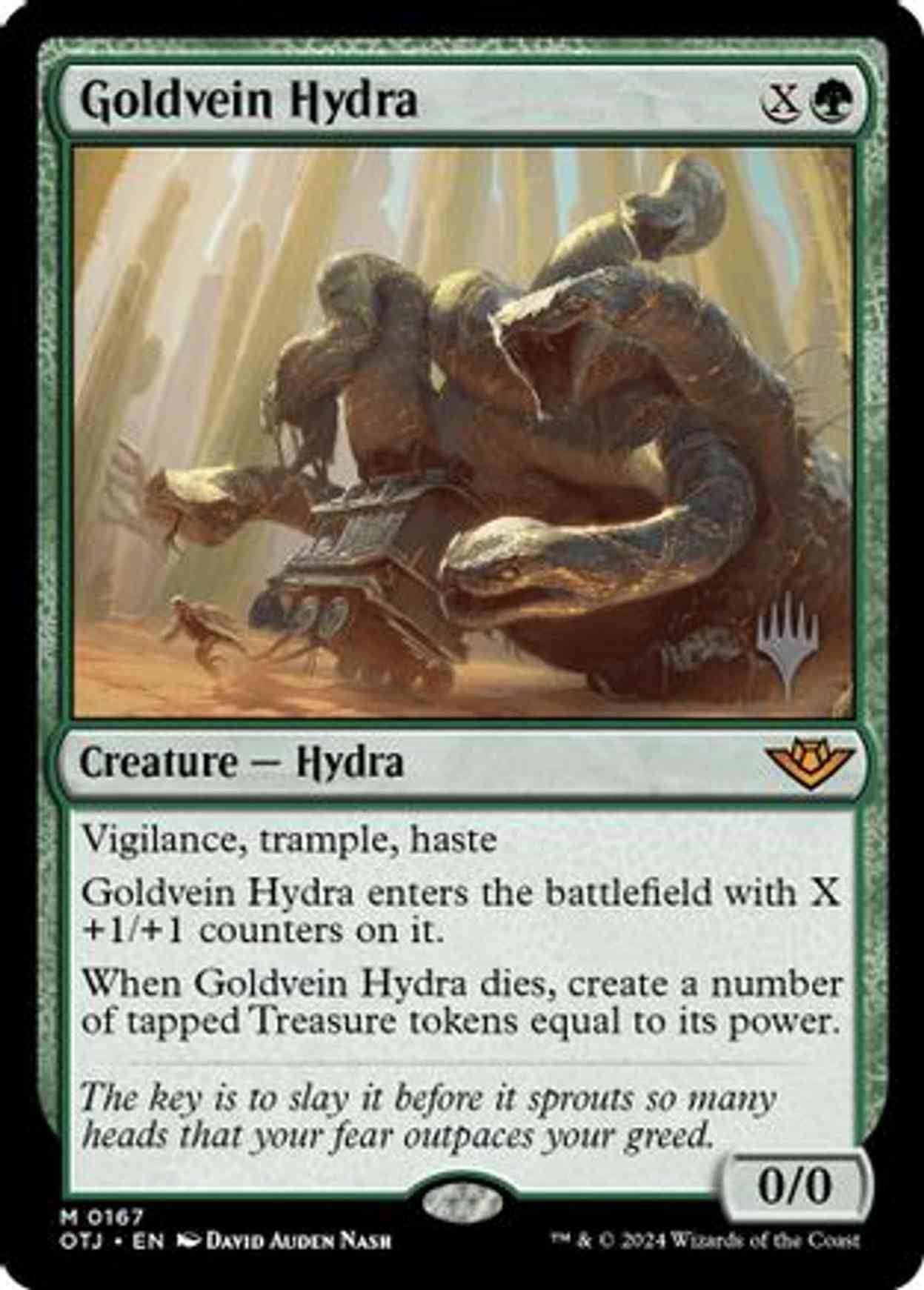 Goldvein Hydra magic card front