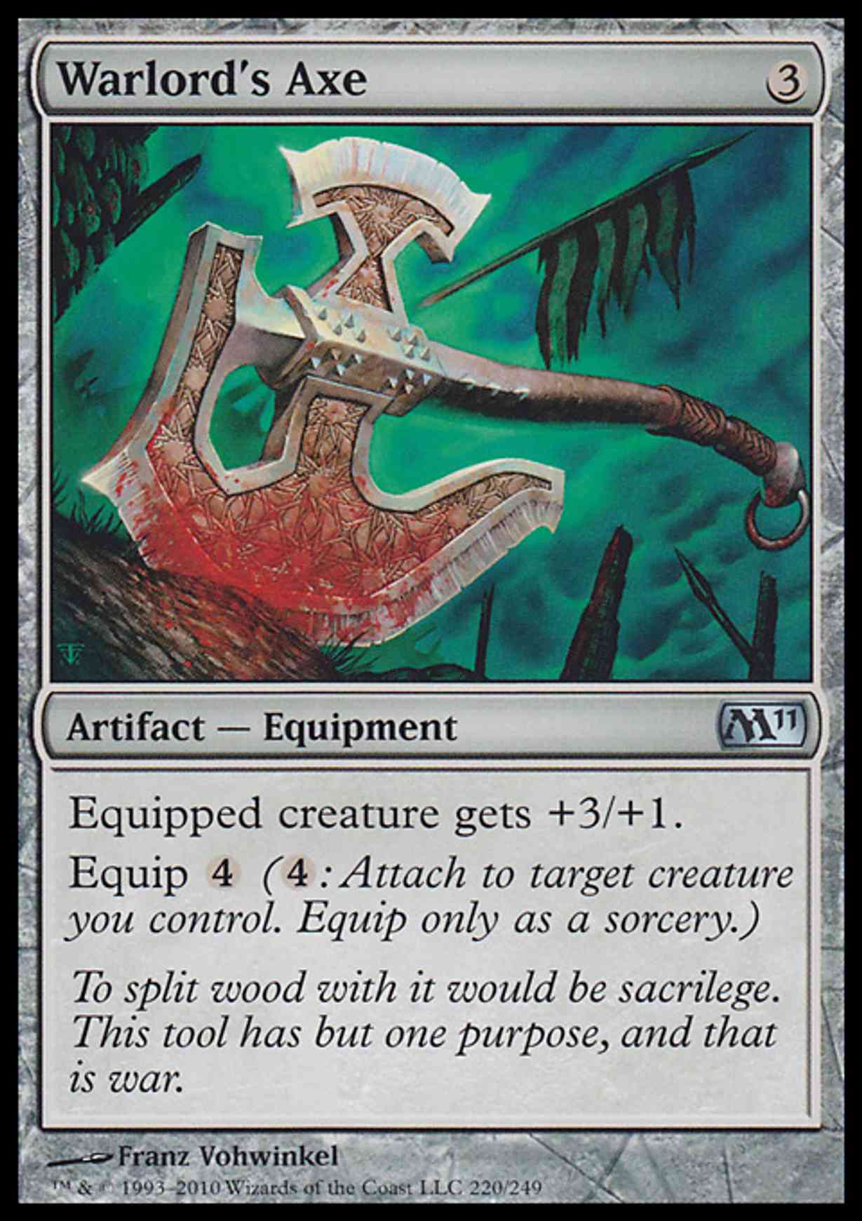 Warlord's Axe magic card front