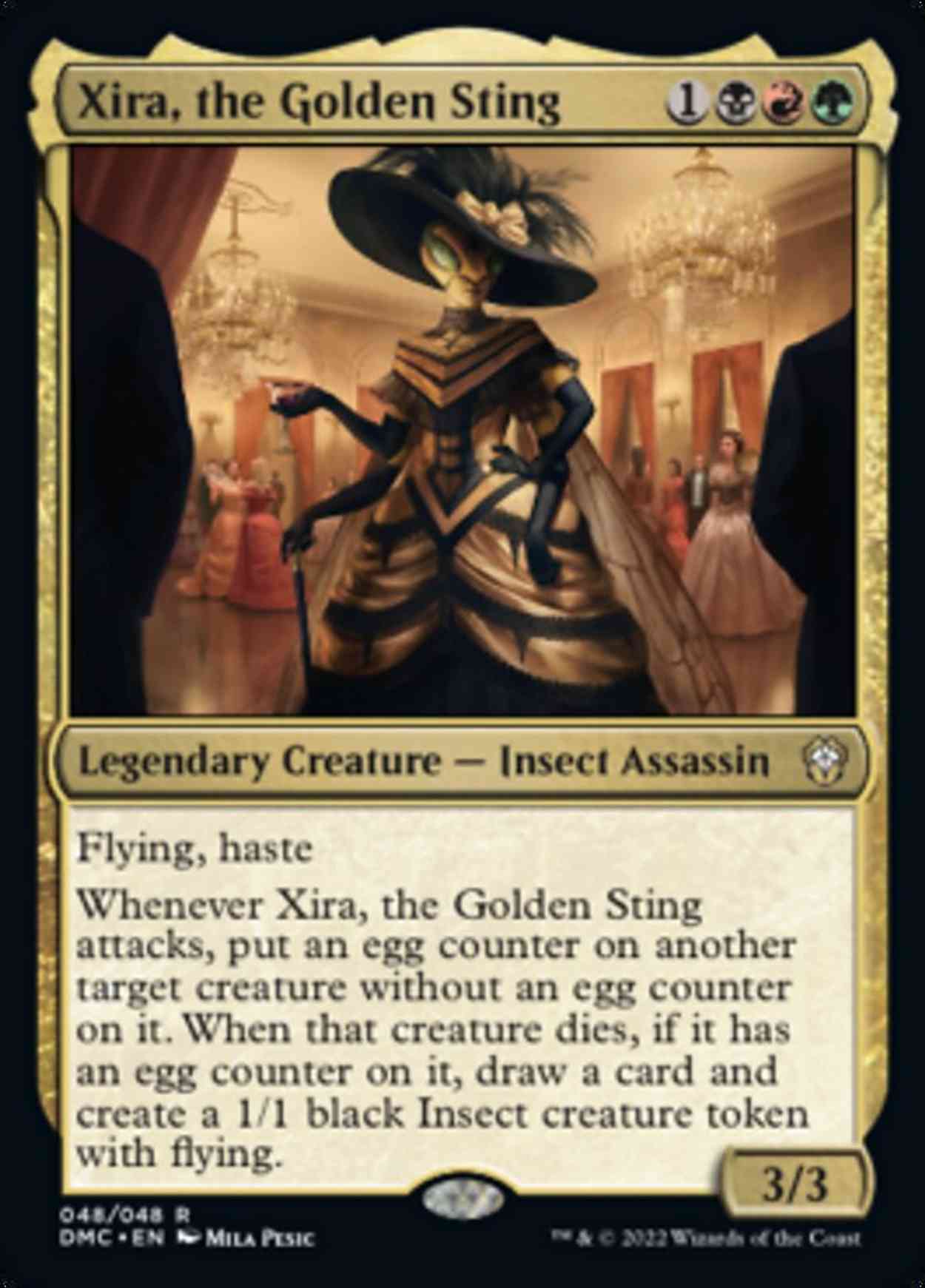 Xira, the Golden Sting magic card front