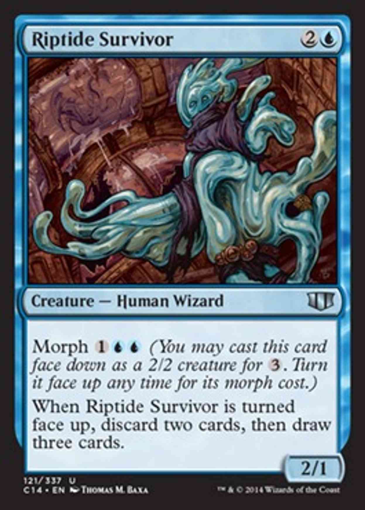 Riptide Survivor magic card front